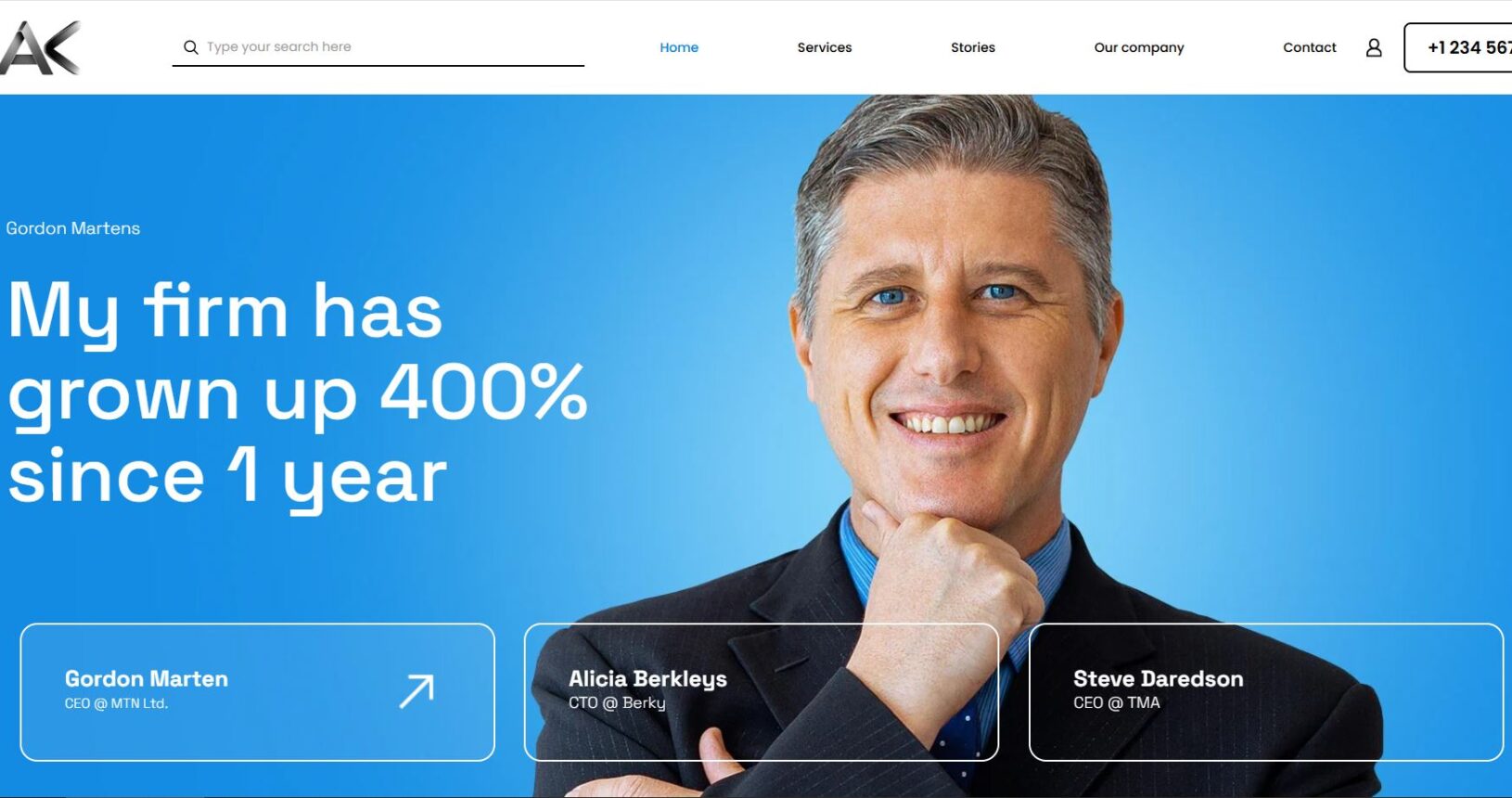 Business website design