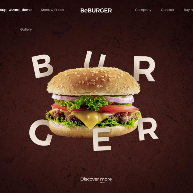 Delivery Website Template