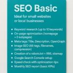 One Time SEO Package
